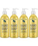 Hand in Hand Nourishing Liquid Hand Soap - Fresh Coconut & Mango Scent 4 Pack - 10 Fl Oz Island Mimosa - Pack of 4 - Buy Online on SooperMarket.com