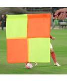 2-Piece Referee Flag Set with Storage Bag | Premium Quality for Football, Hockey & More - Buy Online on SooperMarket.com