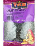 TRS Whole Urid Dal Beans 1kg Bag - Nutrient-rich & High Fiber Option - Buy Online on SooperMarket.com