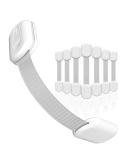 SKYLA HOMES Baby Locks (8-Pack) Child Safety Cabinet Proofing - Safe Quick and Easy 3M Adhesive Cabinet Drawer Door Latches No Screws & Magnets Multi-Purpose for Furniture Kitchen Ovens Toilet Seats 8 Count (Pack of 1) - Buy Online on SooperMarket.com