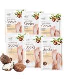 Epielle Hydrating Foot Masks (Socks 6pk) - Shea Butter & Jojoba Oil for Cracked Heels, Dry Feet, and Calluses - Buy Online on SooperMarket.com