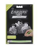 ROYAL BRUSH Silver Foil Engraving Penguin Chicks Art Mini Kit, 5" by 7" - Buy Online on SooperMarket.com