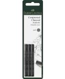 Faber-Castel FC129997 Pitt Compressed Charcoal Sticks (3 Pack) - Buy Online on SooperMarket.com