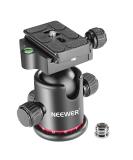 NEEWER Tripod Ball Head 360 Panoramic All Metal with Arca Type Quick Release Plate, 1/4" Screw 3/8" Thread Mount, Max Load 17.6lb/8kg, Tripod Head for Monopod, Slider, DSLR Camera, Camcorder (Red) Black - Buy Online on SooperMarket.com