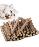 Aidiyapet Cat Catnip Sticks Cat Chew Sticks Cat Catnip toys Matatabi Silvervine Chew Sticks Cat Dental Chews for Cat Teeth Cleaning Cat Toys for Indoor Cats 30 Count (Pack of 1) - Buy Online on SooperMarket.com