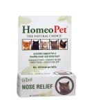 HomeoPet Feline Nose Relief Natural Pet Medicine, Nasal and Sinus-Tract Support for Cats of All Ages, 15 Milliliters One Size - Buy Online on SooperMarket.com