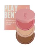 Kaja 3-in-1 Blendable Sculpting Trio - Play Bento | Mango Seed Butter Cream Bronzer, Blush & Highlighter | 02 Cloud Latte - Medium Complexions - Buy Online on SooperMarket.com