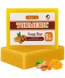 Turmeric Soap Bar for Hyperpigmentation | Brightening Soap for Dark Spots & Acne | Natural Face & Body Wash - Buy Online on SooperMarket.com