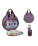 MIOKY Embroidery Bag for Cross Stitch Projects - Purple Travel Tote Organizer for Hoops, Floss, and Tools - Buy Online on SooperMarket.com