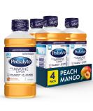 Pedialyte Immune Support Peach Mango 4 Count Electrolyte Drink with Zinc, Selenium & Magnesium 1L - Buy Online on SooperMarket.com