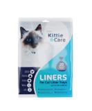 Pack of 20 M/L Kittie Care Cat Litter Liners for Medium and Large Boxes - Buy Online on SooperMarket.com