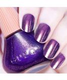 DouborQ Glitter Nail Polish Charm Purple Glimmer Long-lasting Sequins Nail Art Varnish (16) Charm Purple-16 - Buy Online on SooperMarket.com
