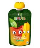 Biocentral Biokids Fruit Pusher - 12x90g Apple Banana | 100% Fruit No Added Sugar | Ideal for Porridge & Puree - Buy Online on SooperMarket.com