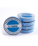 ShowJarlly 1 Roll Double Sided Adhesive Lace Front Support Tape Roll Wig Blue Tape 0.8 CM* 3 Yards Blue comfort 0.8 CM *3 Yards - Buy Online on SooperMarket.com