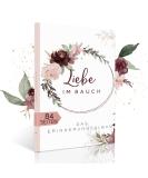 Sky.herz. paper pregnancy diary love in the stomach - diary for pregnancy to enter - pregnancy book for self -designing 1 piece (1 -pack) pregnancy - love in the stomach - Buy Online on SooperMarket.com