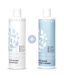 Purezero Moroccan Argan Oil Shampoo & Conditioner Set - Repair Damaged Hair, Restore Strength, Shine & Softness - Sulfate, Paraben, Dye, Gluten Free - Vegan & Cruelty Free - Ideal for Color Treated Hair - Buy Online on SooperMarket.com