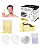 Yovanpur Nose Wax Kit: 100g Wax Beads, 20 Applicators, Mustache Protector, Easy & Painless - Buy Online on SooperMarket.com