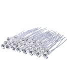 40 Pack Bridal Wedding Hair Pins Rhinestone Hair Clips Accessories for Women and Girls (Style A) - Buy Online on SooperMarket.com
