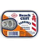 Beach Cliff Wild Caught Sardines in Louisiana Hot Sauce, 3.75 oz Can (Pack of 12) - 14g Protein per Serving - Gluten Free, Keto Friendly - Great for Pasta & Seafood Recipes - Buy Online on SooperMarket.com