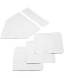 GoSports Baseball & Softball 5 Piece Base Set - Rubber Field Bases for Kids & Adults, White - Buy Online on SooperMarket.com