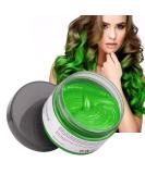 Temporary Hair Wax Color - Washable Green Hairstyle Dye for Men & Women | Natural Ingredients | 120g - Buy Online on SooperMarket.com