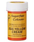 Sugarflair Egg Yellow/Cream Spectral Food Colouring Paste - 25g | Highly Concentrated for Vibrant Color | Ideal for Sugar Pastes, Buttercream, Royal Icing - Buy Online on SooperMarket.com