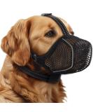 Buy Bonthee Dog Muzzle - Soft Mesh for Small & Medium Dogs | Breathable Adjustable & Reflective for Grooming & Scavenging - Buy Online on SooperMarket.com