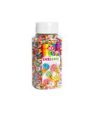 Call brightly colored crispy balls edible litter decor in brightly colored colors colorful crispies for decorating ice cake cakes & muffins 1 x 125g bright colored color - Buy Online on SooperMarket.com