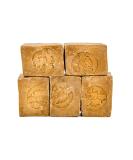 Top-Quality Carenesse Aleppo Soaps - 5 Vegan Handmade Bars (60% Olive Oil 40% Laurel Oil) - Natural Original Olive Oil Soap - 900-950g Package - International Shipping - Buy Online on SooperMarket.com