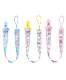 LittleForBig Adult Pacifier Clip Baby Cuties 3 Paci Clips Set - Pink/Yellow/Blue - Buy Online on SooperMarket.com
