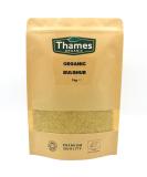 Organic Bulghur Wheat-Certified Organic Non-GMO Vegan No Additives No Preservatives Resealable Bag by Thames Organic 1kg - Buy Online on SooperMarket.com