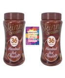 Bundle With Skinny Hot Chocolate Hazelnut Instant Powder Drink Low Calories Breakfast Winter Beverage 200g - Pack of 2 with Oerich Inspirational card - Buy Online on SooperMarket.com