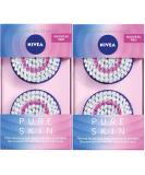Nivea Pure Skin Sensitive Brush Head - 2 Pack for Electrical Facial Cleansing | Ideal for Normal & Sensitive Skin - Buy Online on SooperMarket.com