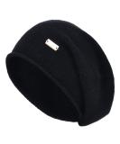 jaxmonoy Cashmere Slouchy Knit Beanie Hat for Women Winter Soft Warm Ladies Wool Knitted Skull Beanies Cap Black - Buy Online on SooperMarket.com