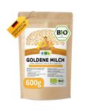 Organic Golden Milk 600g | EWL Natural Products | Turmeric Ginger Ashwagandha Ceylon Cinnamon & Coconut Blossom Sugar - Buy Online on SooperMarket.com