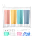 Opret 12 Pcs Travel Bottles Set for Toiletries 100ml Leak Proof Portable Travel Containers and Pots Refillable Squeezable for Shampoos and Conditioner BPA Free and TSA Approved 12pcs Vibrant - Buy Online on SooperMarket.com