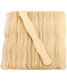 CraftySticks 50 Pack - Wavy 8 Inch Jumbo Wood Fan Handles for Wedding Fans - Buy Online on SooperMarket.com