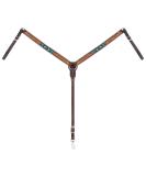 Shop Turquoise Cross & Beaded Collection - Premium Straight Breast Collar | International Shipping Available - Buy Online on SooperMarket.com