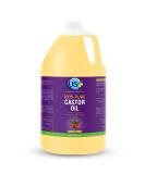 100% Pure Castor Oil - Cold-pressed, Unrefined, Hexane-free - Premium Quality - USP Grade (1 Gallon) - Buy Online on SooperMarket.com