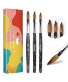 Lofuanna 3PCS Nail Acrylic Brushes Set - Size 10 12 14 | Professional Nail Art Drawing Brushes for Acrylic Application | Ideal for Nail Extension, Acrylic Powder Manicure | DIY at Home Salon - Buy Online on SooperMarket.com