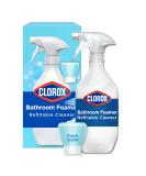 Clorox Bathroom Foamer Cleaner - Refillable Fresh Scent 1.13 Fl Oz - Household Essentials for a Sparkling Clean Home - Buy Online on SooperMarket.com