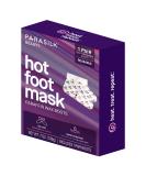 Parasilk Beauty Hot Foot Mask - Intensive Hydration with Coconut Oil, Argan Oil, Marula Oil & Vitamin E | 1 Pair - Buy Online on SooperMarket.com