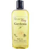 Gardenia Bath Oil 8 oz by Eclectic Lady - Luxurious Floral Scent for Relaxation - Buy Online on SooperMarket.com