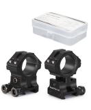 WestHunter Optics Adjustable Height Picatinny/Dovetail Scope Rings, 1 Inch 30 mm Precision Scope Mount | 6 Colors Option-1 Picatinny Scope Rings Black - Buy Online on SooperMarket.com