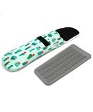 Heat Resistant Travel Hair Curler & Flat Iron Pouch Set | Cactus Silicone Mat Perfect for Global Shipping - Buy Online on SooperMarket.com