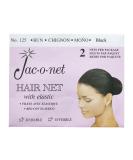 Jac-O-Net Tiny Mesh Hair Net - Chignon Bun Size, Black, 2 Nets Per Pack - Buy Online on SooperMarket.com