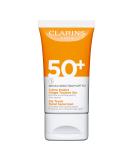 Clarins NEW Dry Touch Face Sunscreen SPF 50+ | Lightweight No White Cast UVA/UVB Protection | Antioxidant-Enriched for All Skin Types | 1.7 oz - Buy Online on SooperMarket.com