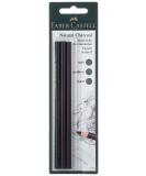 Faber-Castell Pitt Natural Willow Charcoal Pencil Set - Set of 3 - Buy Online on SooperMarket.com
