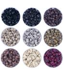 KOCONI 1000Pcs 5.0mm Silicone lined Micro Rings Silicone Micro Rings Lined Micro Links Silicone Beads Silicone Micro Rings Beads for 0.8g/1g strand Pre Bonded Hair Extensions #3 Dark Brown 1000 PCS #3 Dark Brown - Buy Online on SooperMarket.com