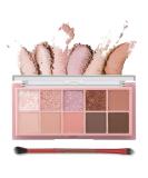 Erinde 10 Colors Eyeshadow Palette Makeup - Matte Shimmer Glitter Eye Shadow  Ultra-Blendable  High Pigmented  Natural-Looking Korean Eye Makeup  Pink Eyeshadow Palette with Brush  Rose Pink 03 Rose Pink - Buy Online on SooperMarket.com